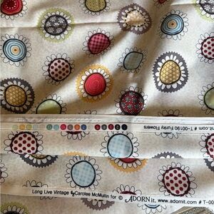 Floral Fabric - Multicolor 2 yards